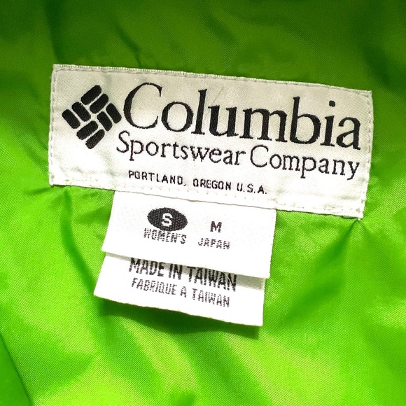 🚫SOLD! •💚VINTAGE 80s-90s |•COLUMBIA•| Fully Lined Kanga Pocket Jacket💚 - Picture 13 of 16